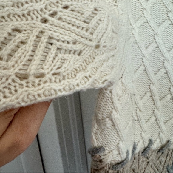 Sundance mixed knit lambswool turtleneck size small - Picture 5 of 8